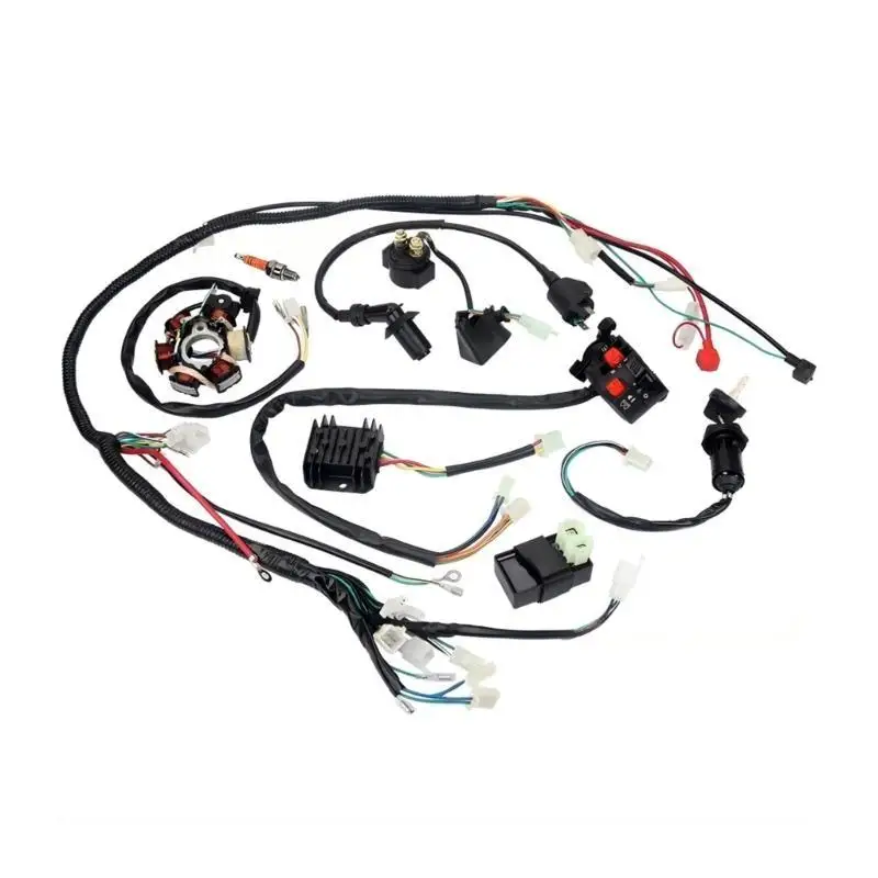 31BC High Performances GY6 125CC 150CC Complete Wiring Harness CDI for ATV Motorcycles with Advanced Ignition System