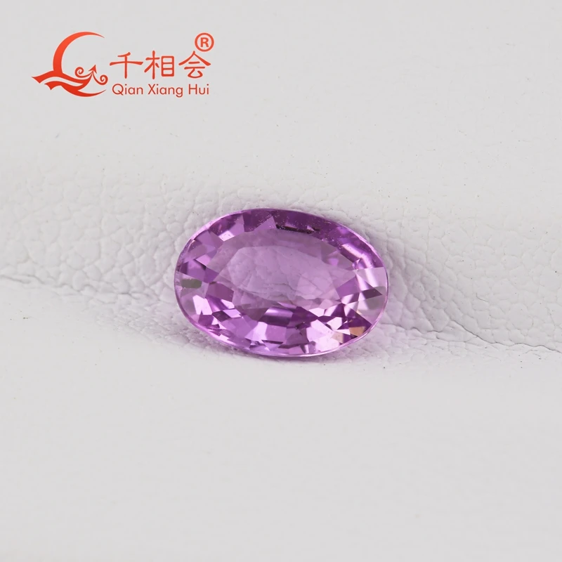 Pinkish Purple Natural  Sapphire Oval Fancy Cut Loose Gemstone Decorative Jewelry Gift GRC Certified