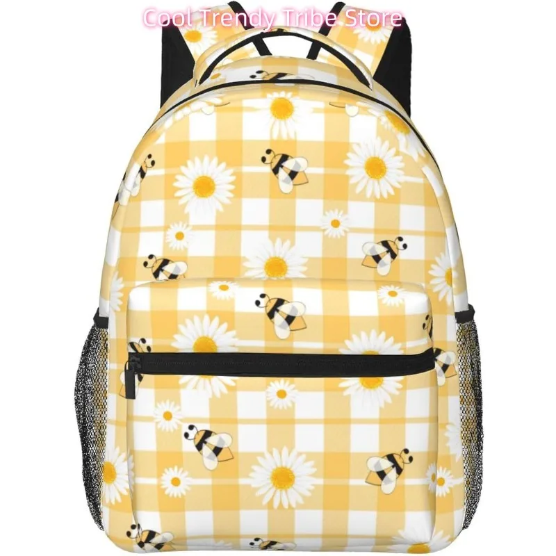 

Сумка для ноутбука «Снова в школу», легкий рюкзак для ноутбука Daisy Bee, легкий многоцелевой дорожный повседневный рюкзак унисекс для колледжа Ba