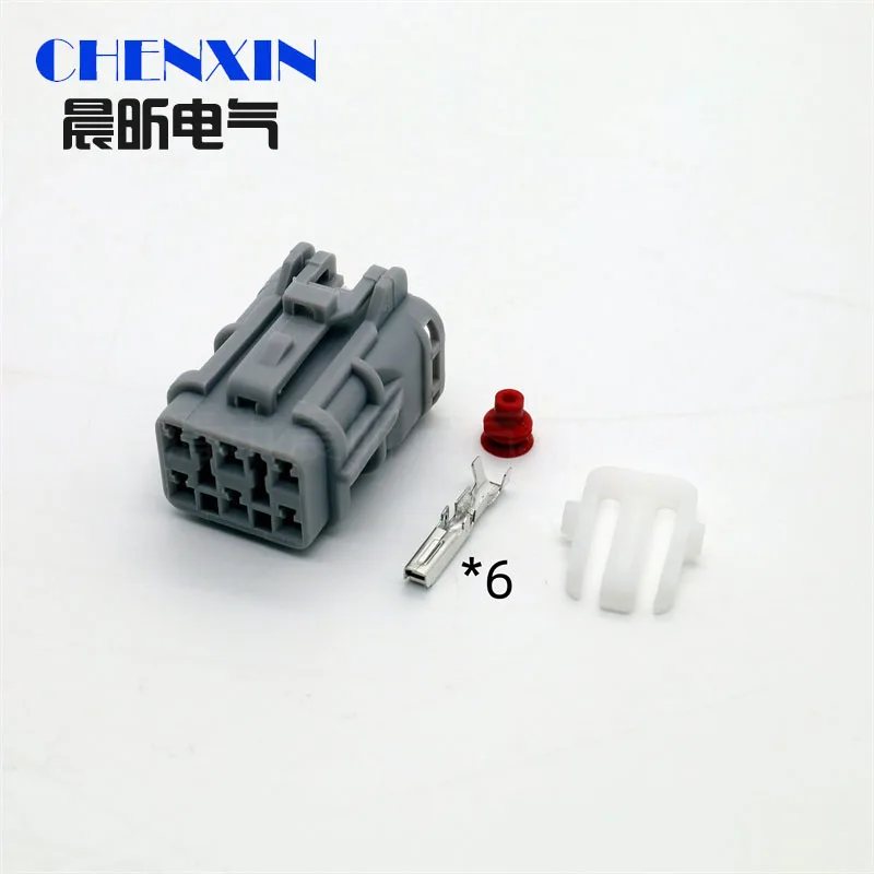 

car accessory 6 pin female waterproof automotive wire plug car electrical cable connectors 7123-7464-40