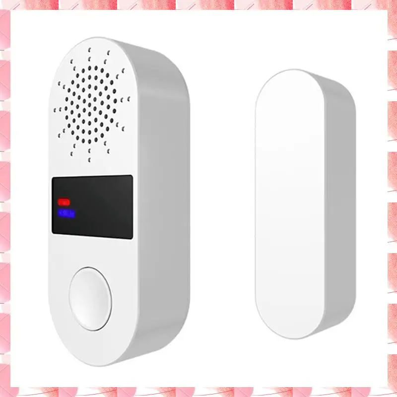 JAJA Wireless Home Door Window Sensor Burglar Security Alarms System Opening Magnetic Door Sensor 130Db Security Alarms