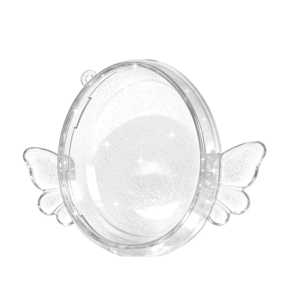 PC Protective Cover Clear Glitter Finish Shockproof Case All Inclusive Shell Transparent Shell for Tamagotchi 4U