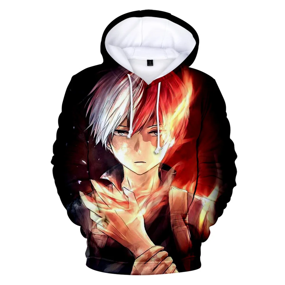 Autumn Spring Sweatshirts Shoto Todoroki 3D Digital Printing Hoodies Men/Women Streetwear Hoodie Casual Pullover Oversized Tops