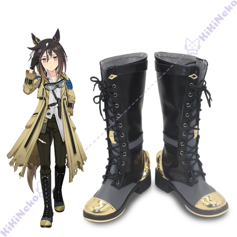 Spiel Pretty Derby Stay Gold Cosplay Schuhe Stiefel Sutei Goorudo Cosplay Schuhe Für Hallowmas Party Erwachsene Frauen Männer
