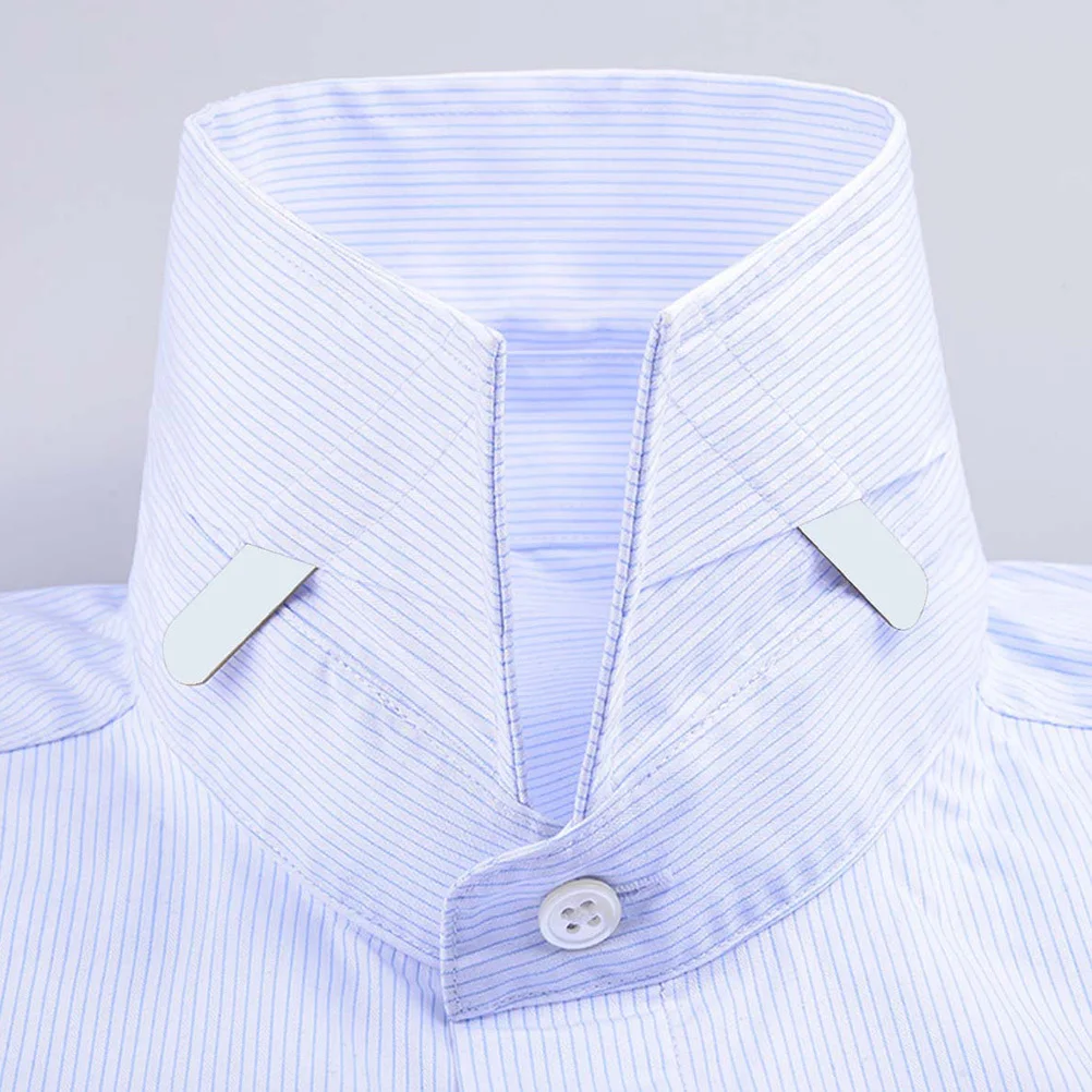 300 قطعة طوق يبقى شفافًا ومتينًا ومقاوم لدرجات الحرارة العالية وياقة قميص يدعم رف إدراج بلاستيكي للرجال والنساء