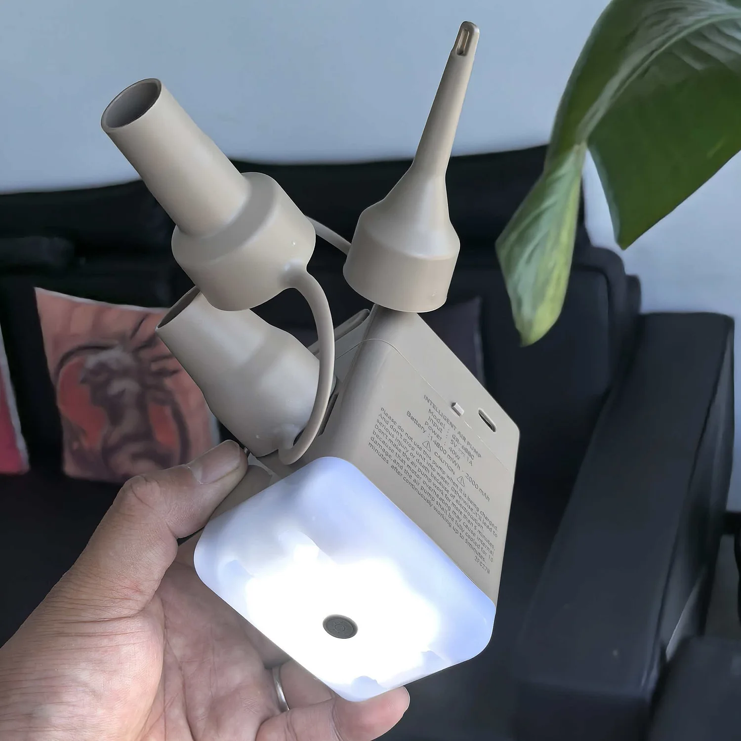 

Electric Portable Air Extraction Pump, Outdoor Camping, Hiking Inflator, Air Cushion, Bed Tent, Swimming Pool