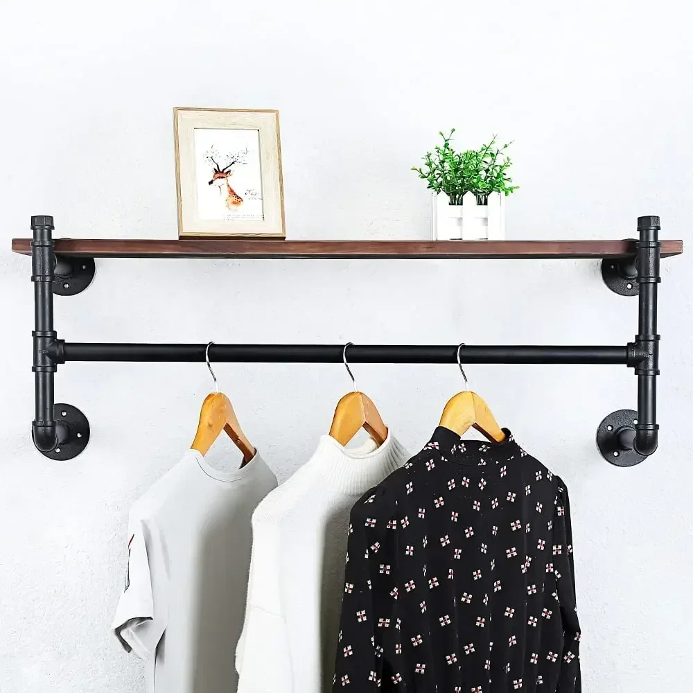 

Wall Mount Hooks Coat Rack High Quality Wood Fashionable Style Living Packing Room Modern