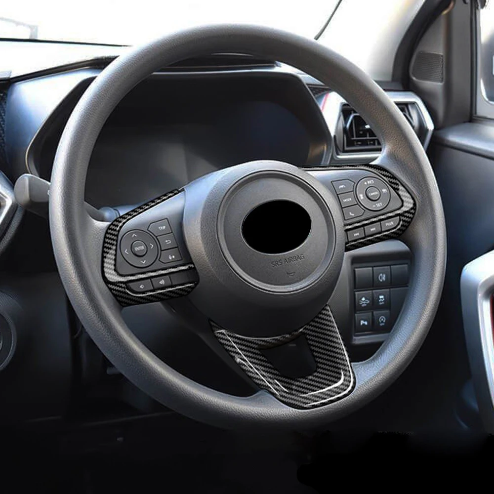

For Toyota Raize Car Steering Wheel Decorative Strip Accessories Interior Protect Steering Wheel Trim 2021 2022 2023 2024 2025