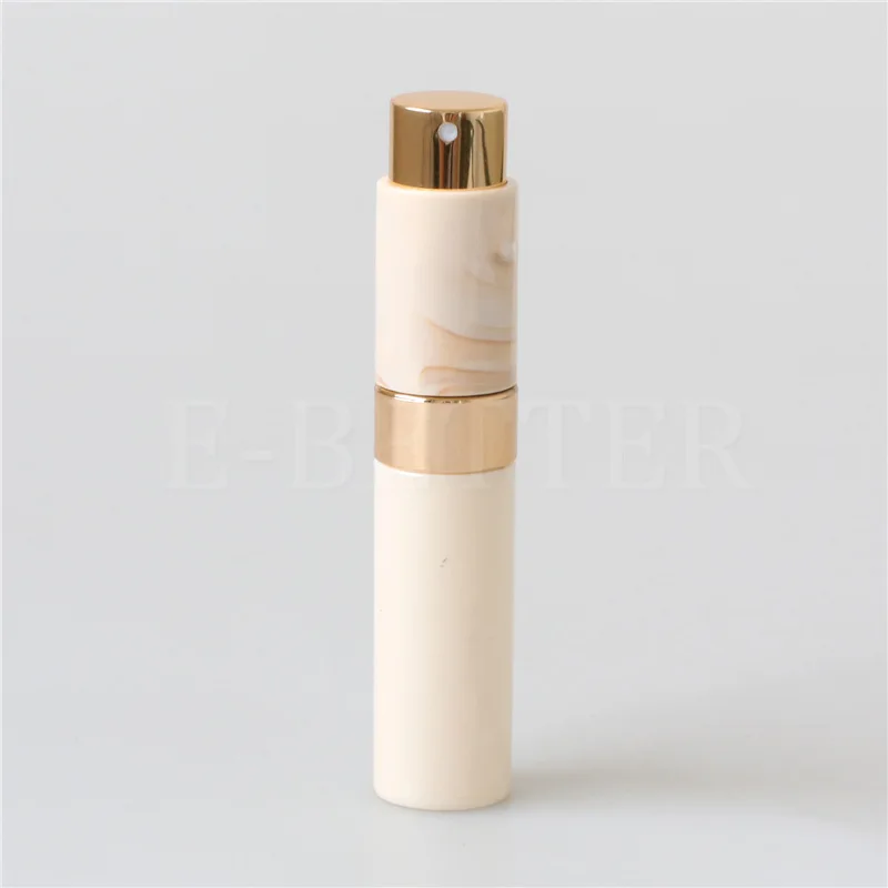 10ml Marble Perfume Bottling Atomizer Portable Liquid Container Cosmetics Dispense Glass Spray Bottle Refillable Travel Bottle