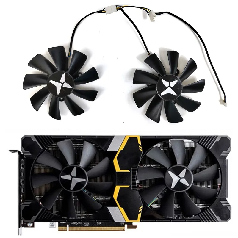 

Cooling Fan 100mm GAA8S2U GA91S2U RX5700 XT RX5600 XT GPU Fan For DATALAND RX 590 GME RX 5500 XT RX 5700 XT RX5600 XT PLUS