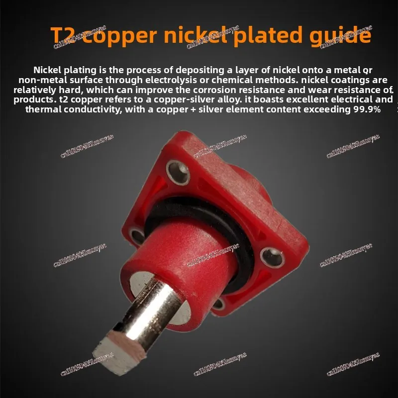 Square 400A copper lithium battery terminal through wall battery connector