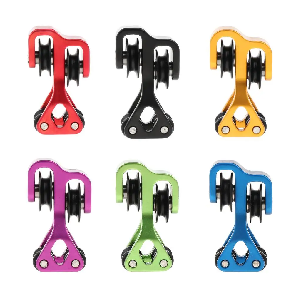 

Archery Pulley Cable Slide Durable Compound Bow String Splitter Roller Glide Accessory for Bow Arrow with Pulleys