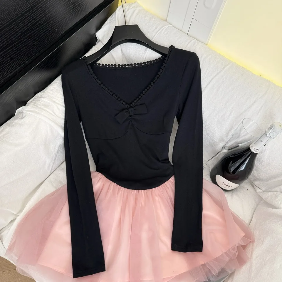 تنورة Ele Long Sve Knot Me Dr النسائية ذات المقاس النحيف على شكل حرف A من ألياف البوليستر النسائية #2