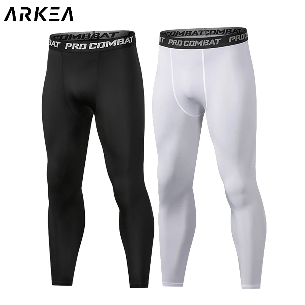 Compression Pants Men Running Tights roupa de academia Legging Elastic Trousers Quick dry Sportswear Fitness Training Pants