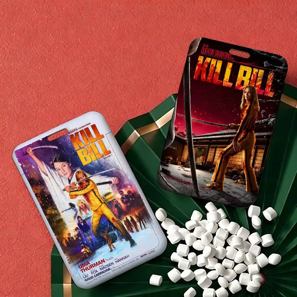 

Classic Hot Movie Kill Bill Card Holder Company Staff Pass ID Work Card Holder Business Supplies