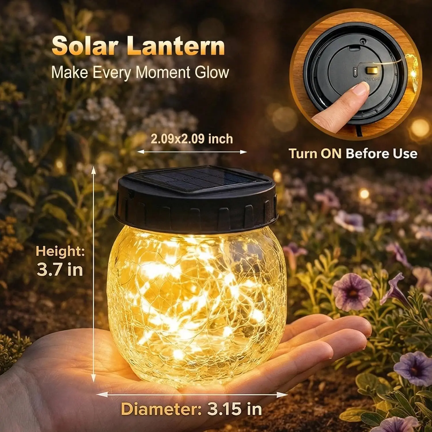 Outdoor Wall Lights Metal 6in 4 Pack Waterproof All Weather Orange