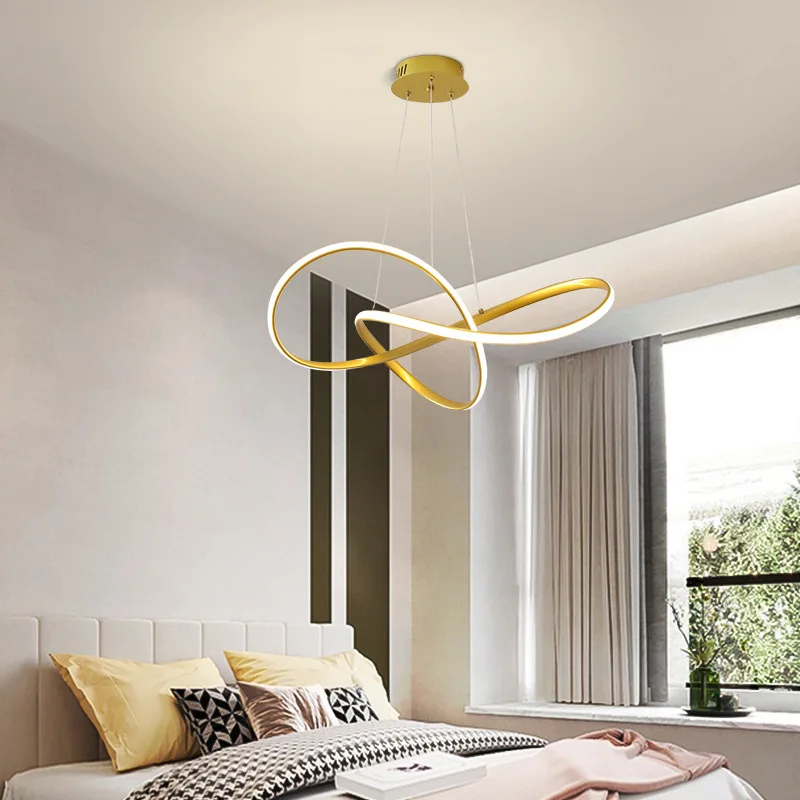 Modern Simplicity Led Pendant Lights for Living  Dining Room Coffee Tables  Bedroom Chandelier Home Decoration Light Fixture