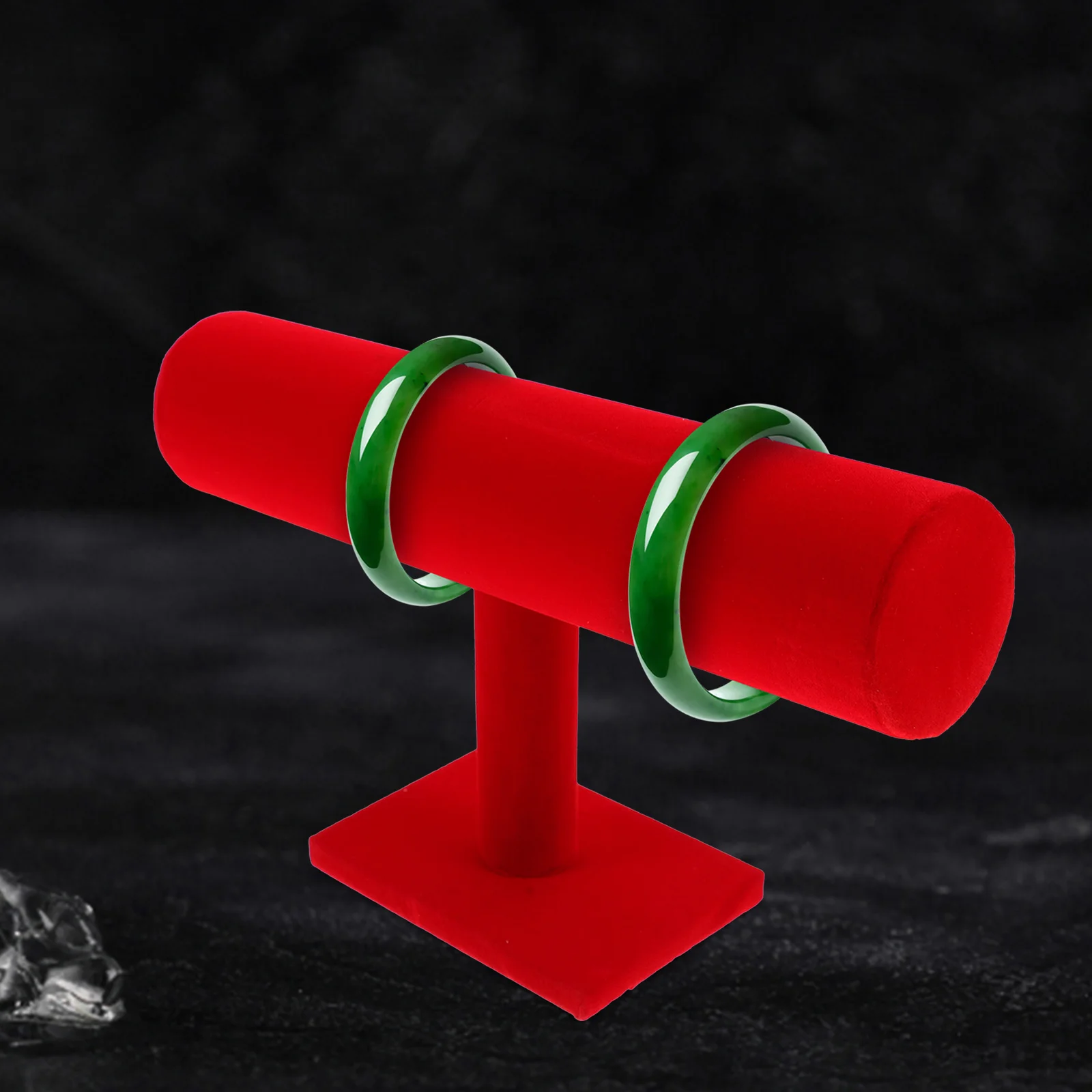 

1Pcs Handcrafted Bracelet Display Stand for Jewelry Storage Rack with T-Shape Pole Design Portable Watch Organizer and Bangle