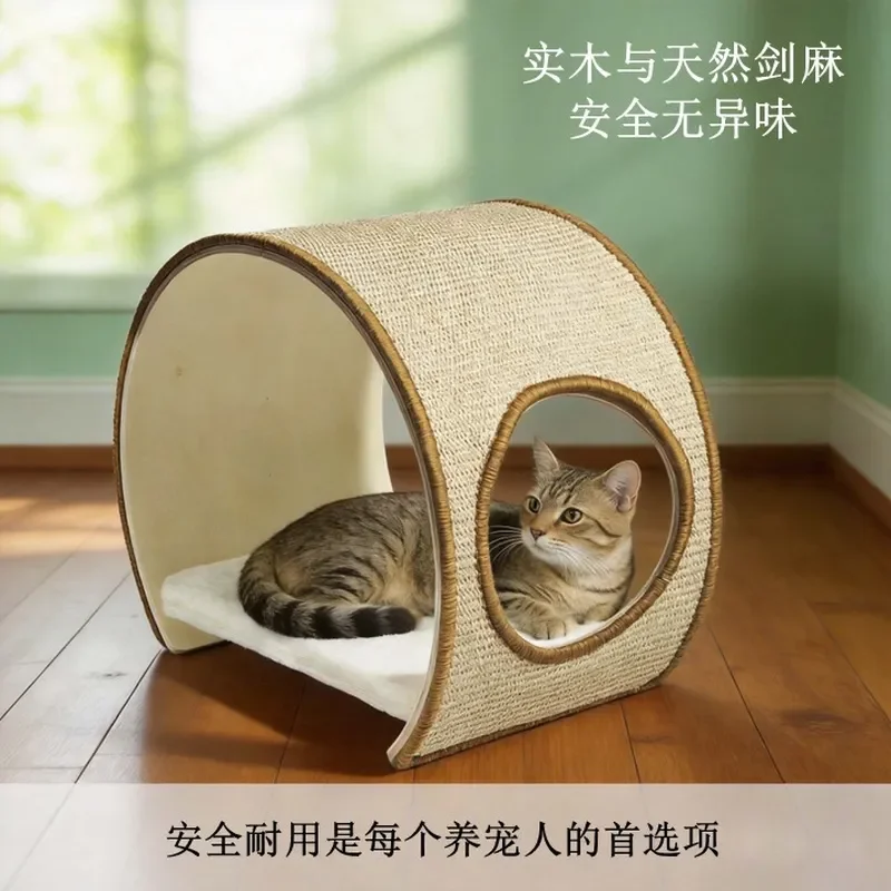Natural Sisal Cat Scratching Post Durable Claw Grinder Pad for Kittens Pet Furniture Sofa Protector Interactive Toy Supplies