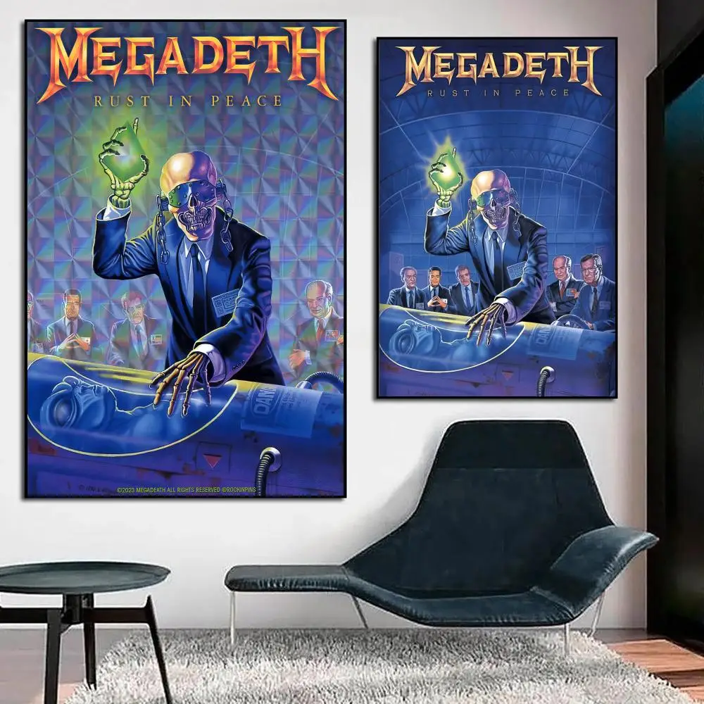 Metal Band M-MeGAdEth Poster Premium Aesthetic Waterproof Wall Art Sticker for Living Room Or Home Decoration HD Prints Gift - view 2