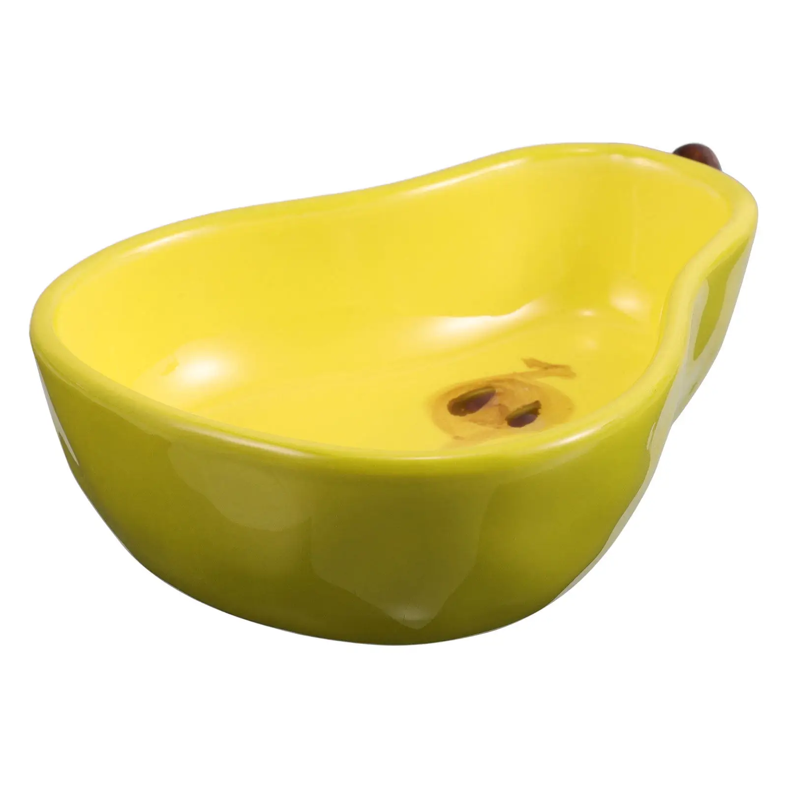 

Pear-Shaped Ceramic Dish Set Fruit-Inspired Decorative Serving Tray for Snacks Condiments Desserts Home Party Photography Food