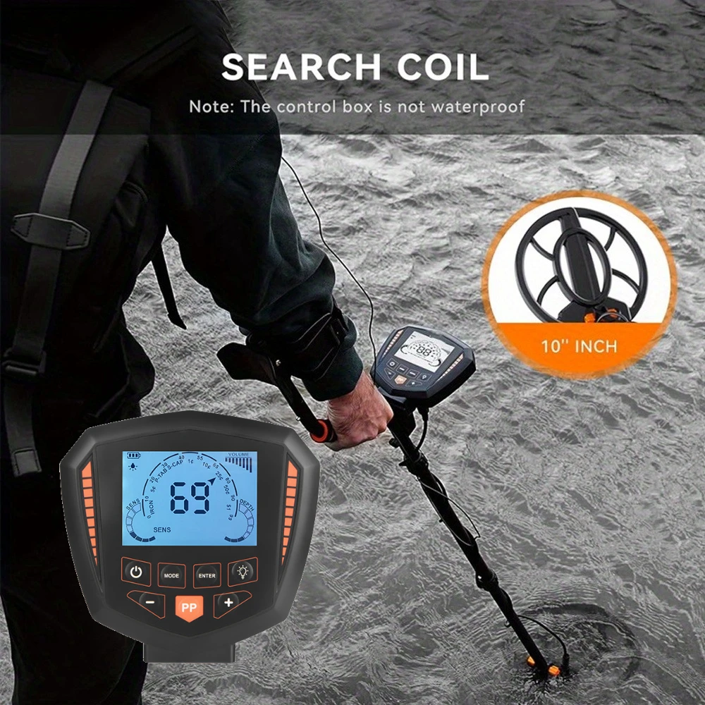 Pro X11 Metal Detector Professional Underground Depth Search Finder Gold Silver Detector Treasure Detecting Pinpointer