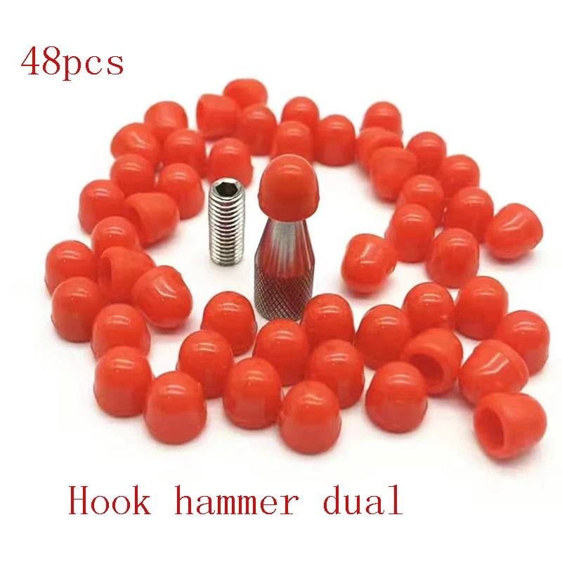 48/30pcs car dent repair tool, hook, hammer, replacement head, dent repair, replacement head, hook, top pit tool