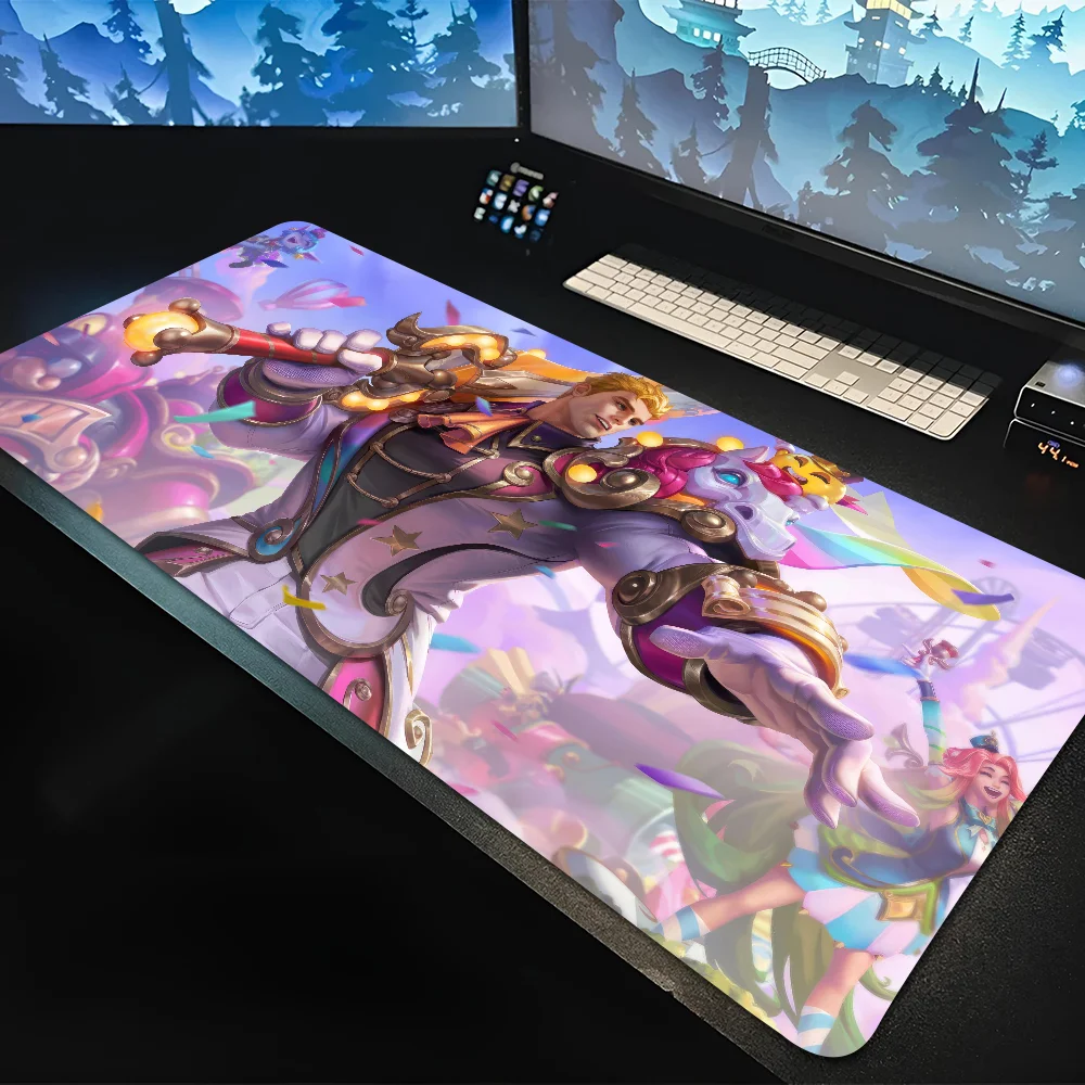 

1pc hot MOBA game cool Garen Lol Non-slip Mouse Pad Suitable For Office Computers Laptops E-sports Game Desk Mats XXL Keyboard