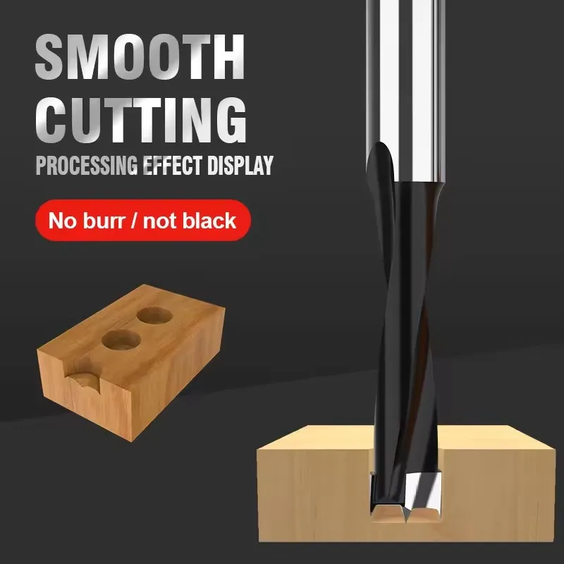 HUHAO 5PCS Wood Drill Bits Set 10mm Shank Forstner Drill 2Flute Row Drill 70mm Total Length Woodworking Drill Bits Router Bit - view 2