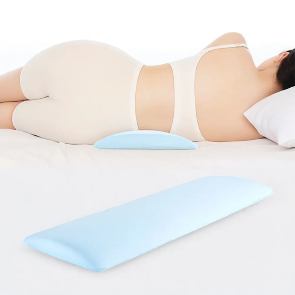 Ergonomic Back Support Cushion For Bed Sleeping Memory Foam Lumbar Pillow Waist Alignment Relief Pad Soft Bedding Essential
