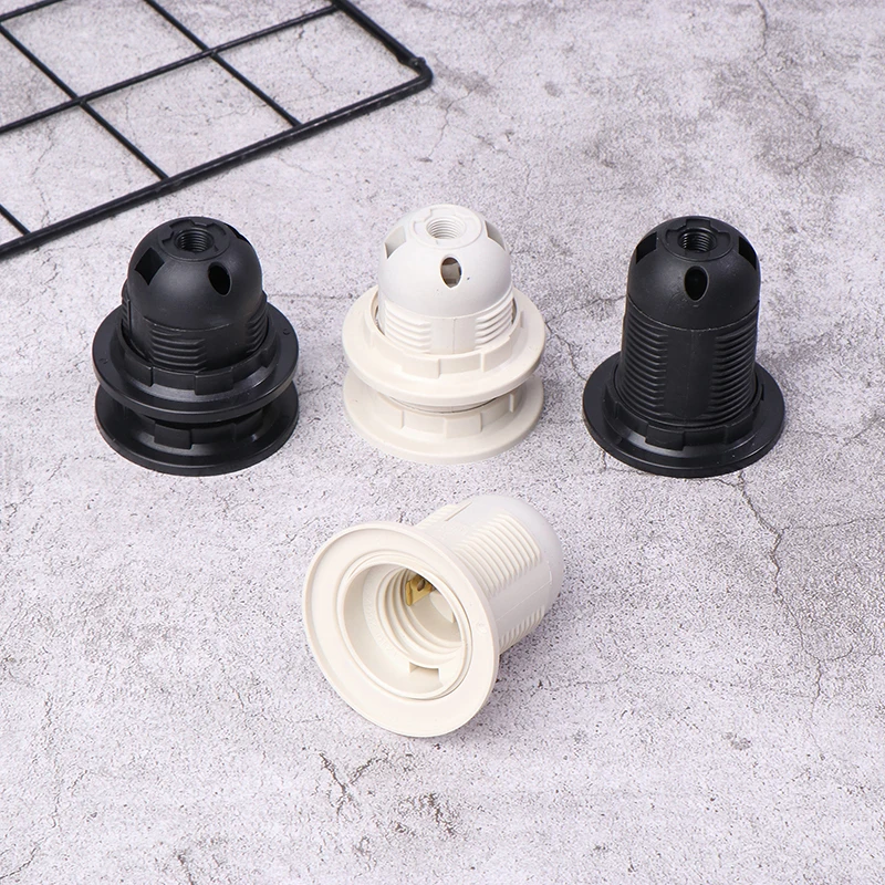 E27 Full Tooth Card Type Large Plastic CE Certified Lamp Holder Table Lamp Chandelier Screw Lamp Holder