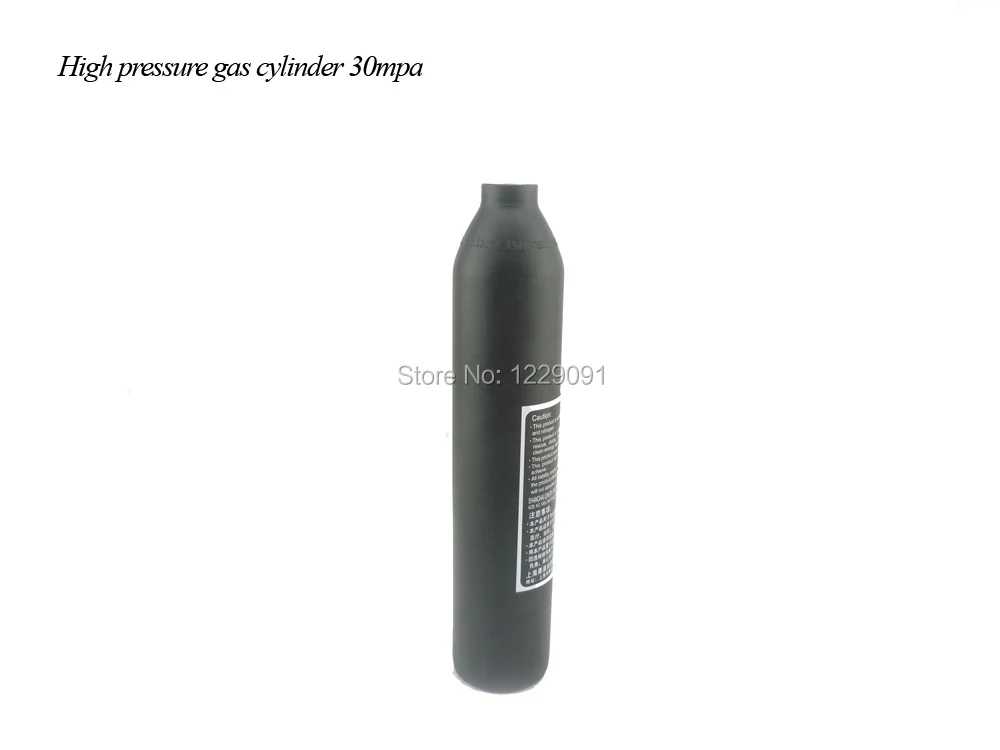 High Pressure Cylinder HPA Bottle 0.45L 300bar 4500psi Scuba Air Tank M18*1.5 Thread Aluminum alloy