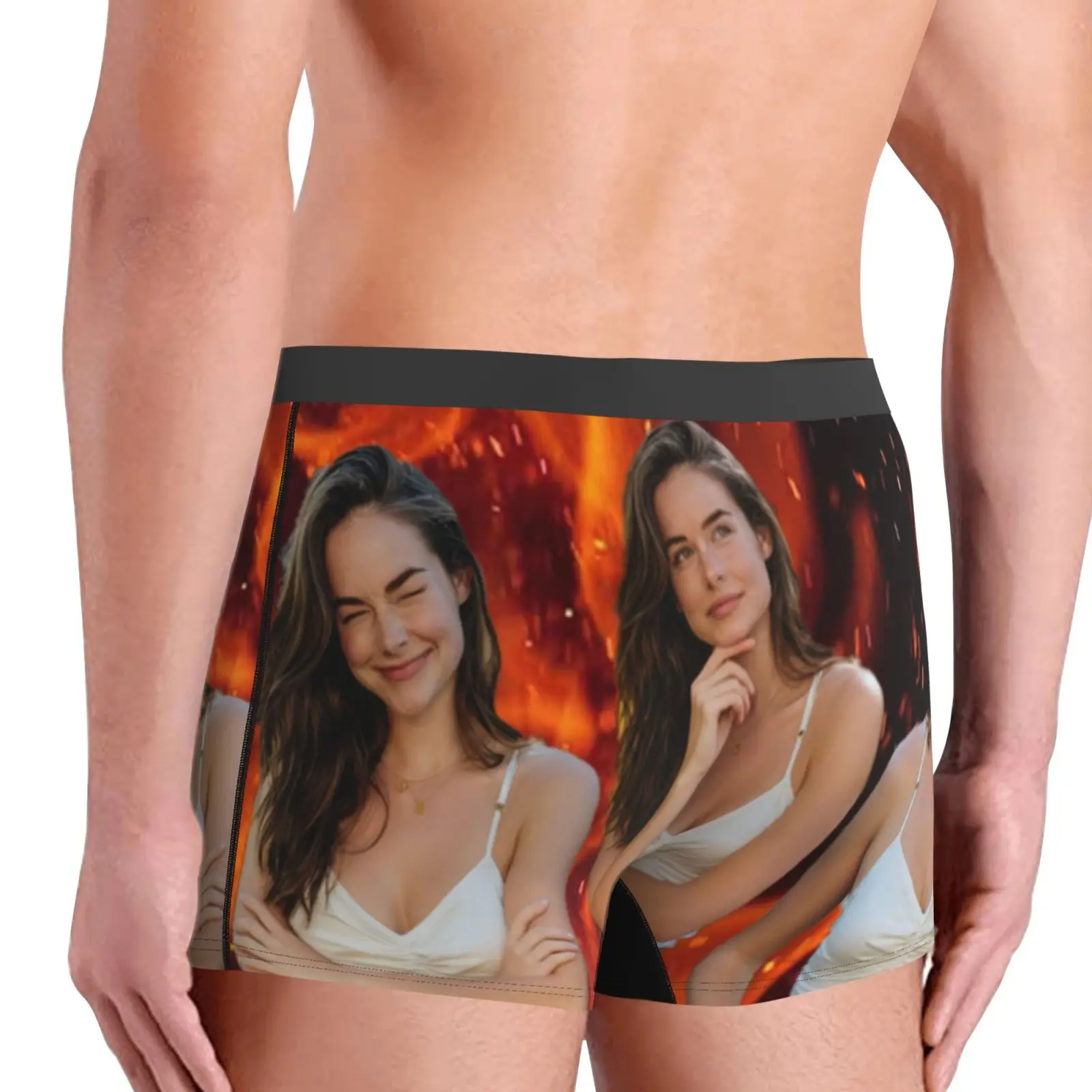 Biancheria intima personalizzata con foto per il viso, boxer personalizzati, regalo di San Valentino da uomo personalizzato per il marito, regalo di anniversario per papà