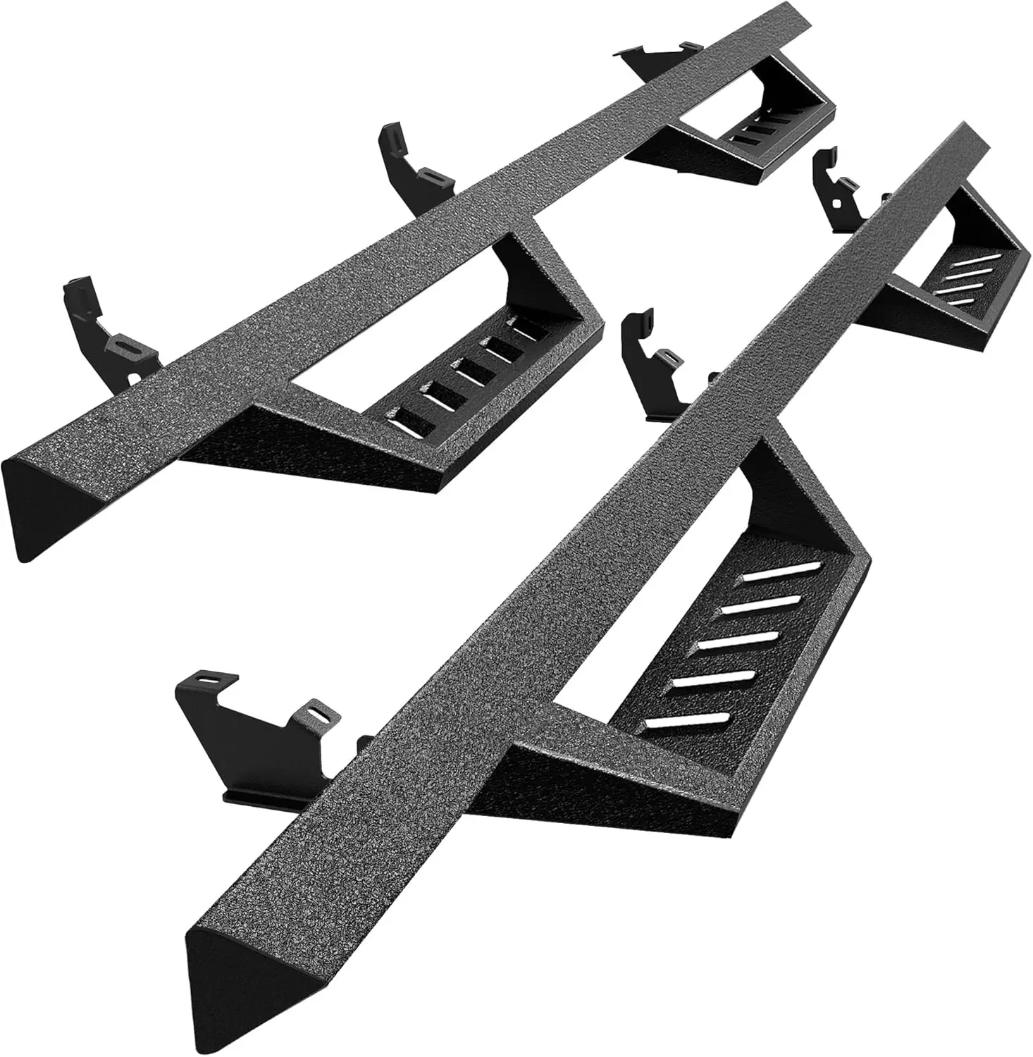

2021-2026 Ford Bronco 4-Door Drop Step Side Step Rail, Steel, Nerf Bars, Not fit Bronco Sport