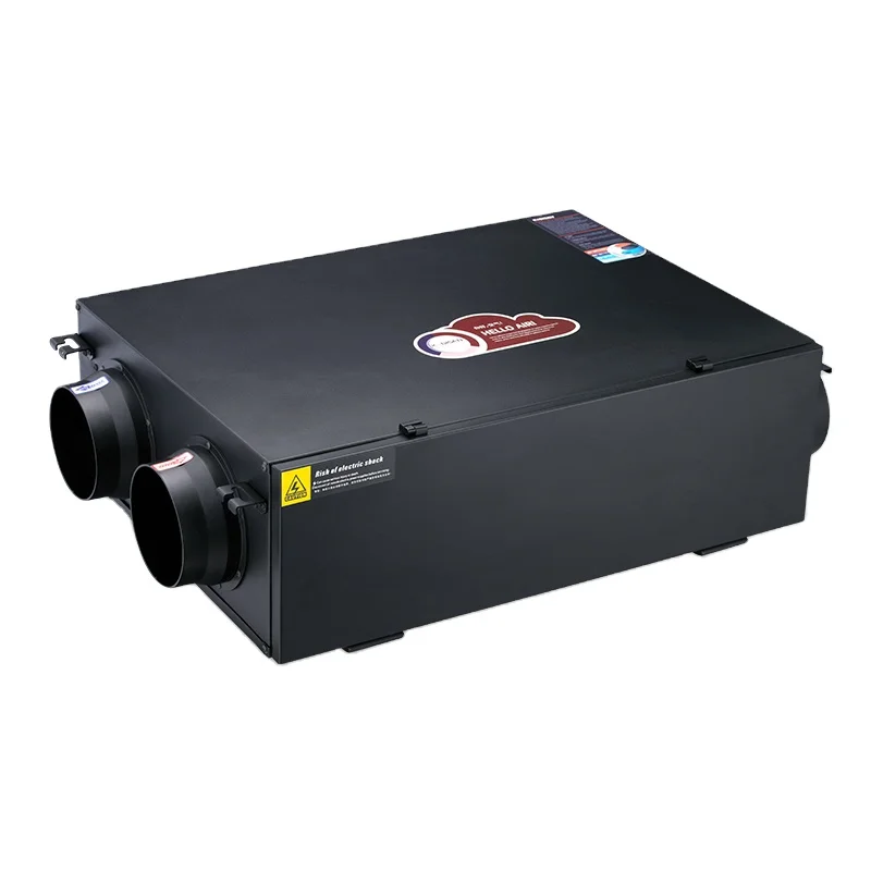 Fresh air Ventilation System Recuperator 150m3/h Home Heat Recovery Ventilation System