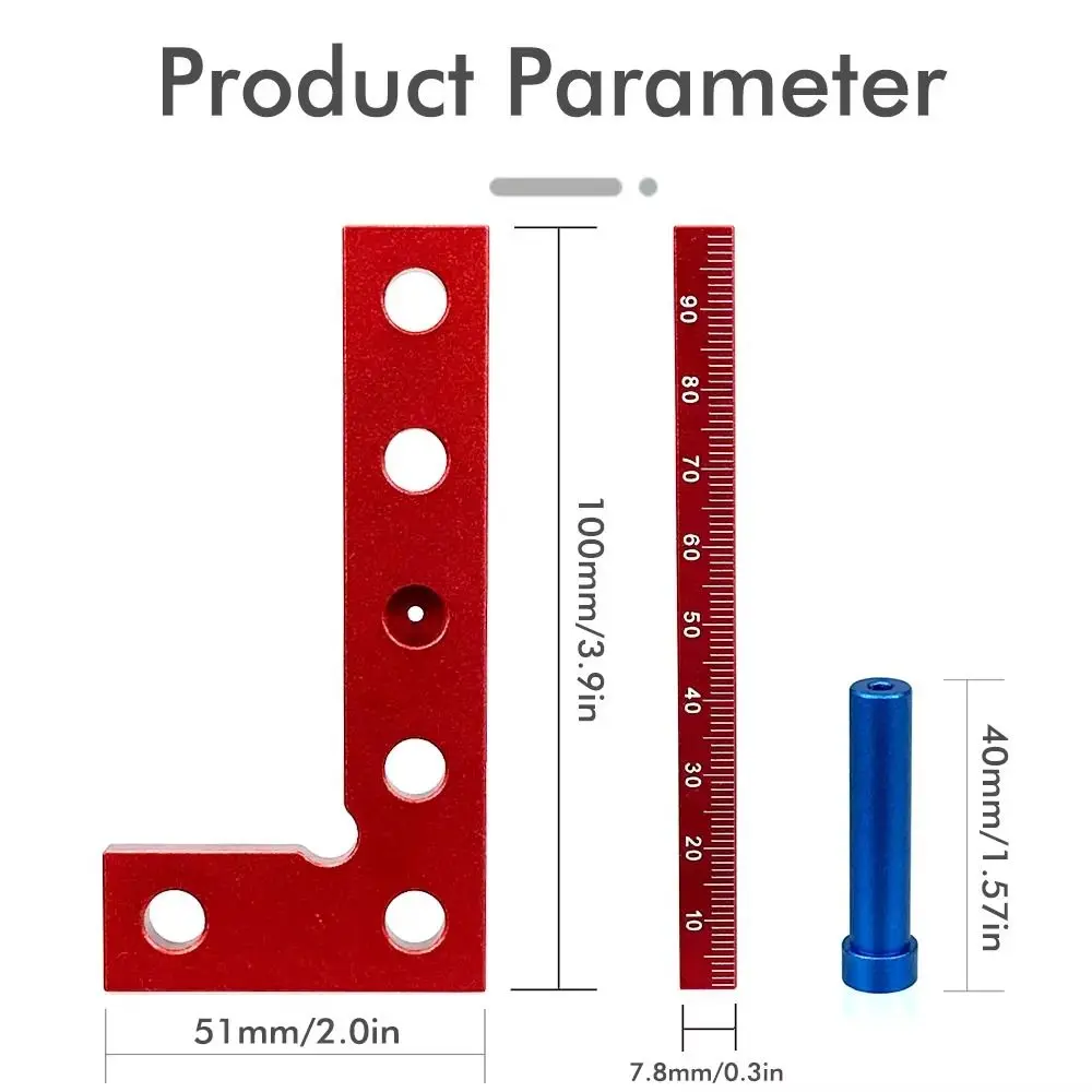 90도 목공 센터 스크라이버 정밀 캐비닛 제작용 직각 마킹 도구 합금 정밀 정렬