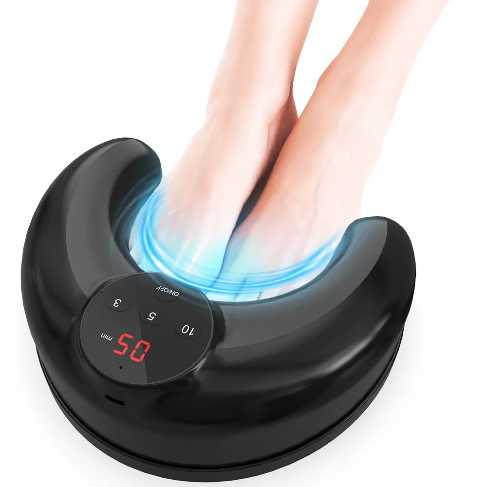 Wireless Nail Fungus Light Therapy Device for Toenails Onychomycosis Infrared Light 470nm 910nm Blue Light Anti Fungal Treatment Equipment