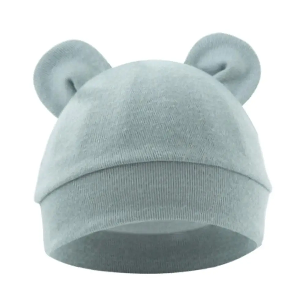 Beanie Respirável Confortável para Bebês, Head Cap, Bear Baby Safe 0 a 6 Meses, U6U6, Outono e Inverno