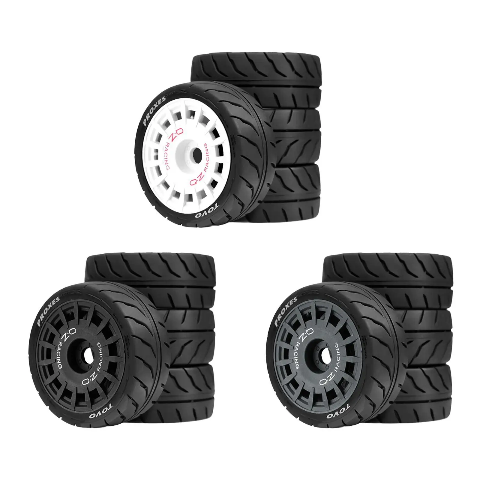 4Pcs RC Wheels Tires,Multifunctional Easy Installation Compatible Model DIY