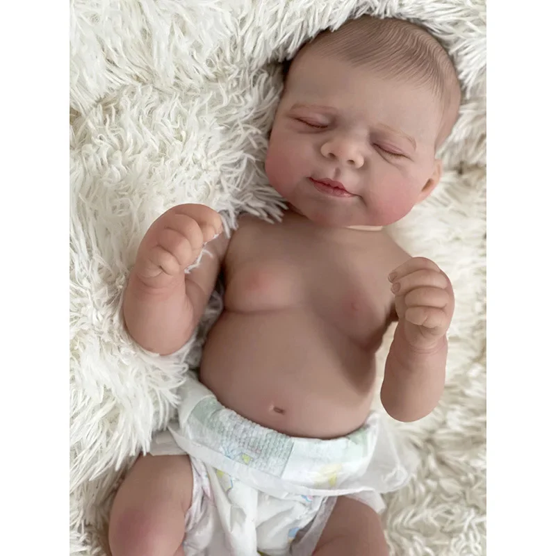

19-дюймовая силиконовая кукла Reborn Pascale, очень реалистичная детская кукла с 3D рисунком кожи, видимые вены, куклы Bonecas Bebe Reborn