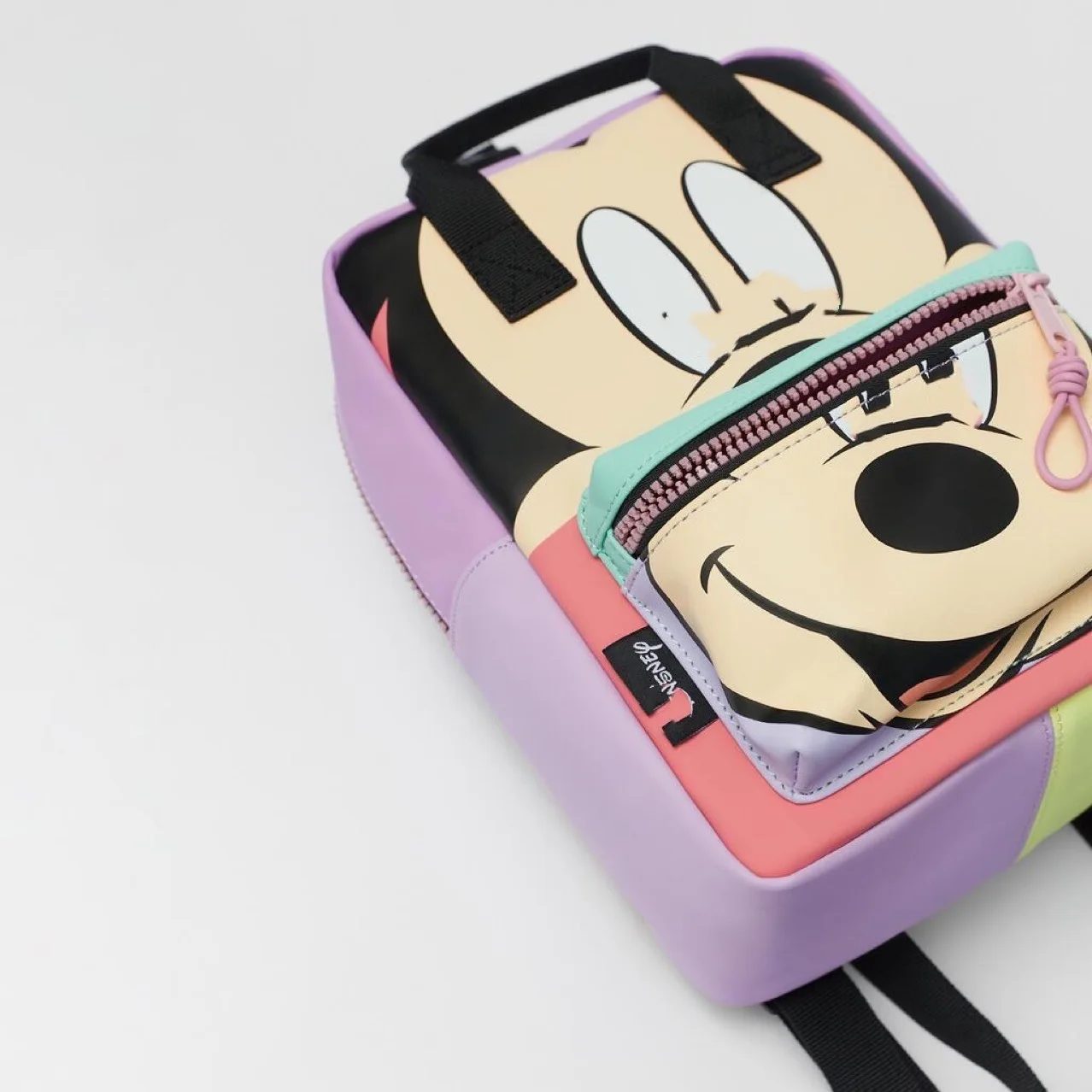 Disney-mochila Kawaii de Mickey Mouse para niñas, Mini mochila de viaje con estampado de lentejuelas, almacenamiento a la moda, para guardería