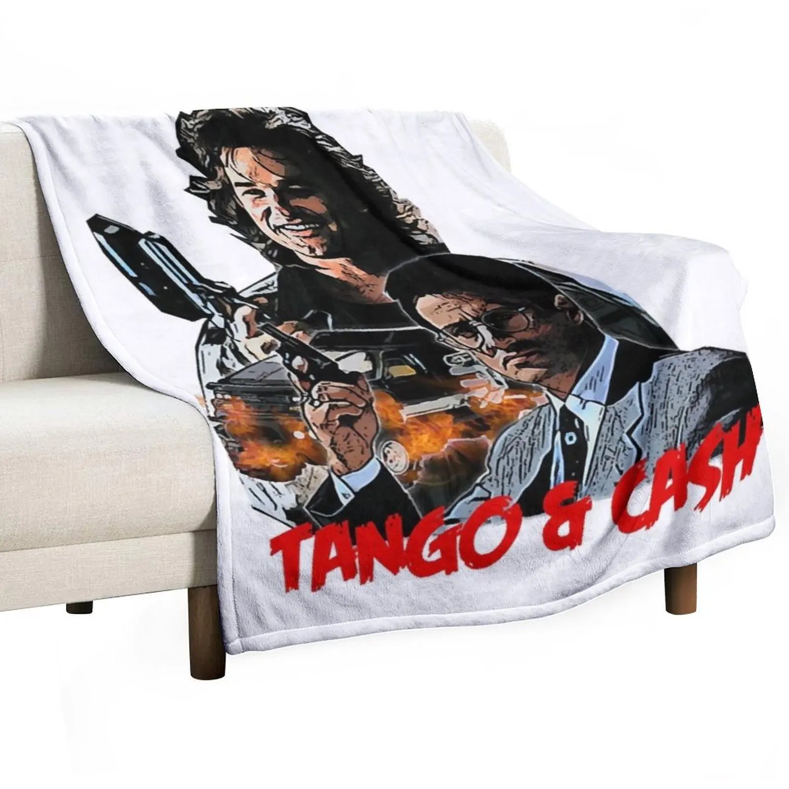 Tango and Cash For Fans Throw Blanket Luxury Bed Fashionable Flannels Retros Blankets