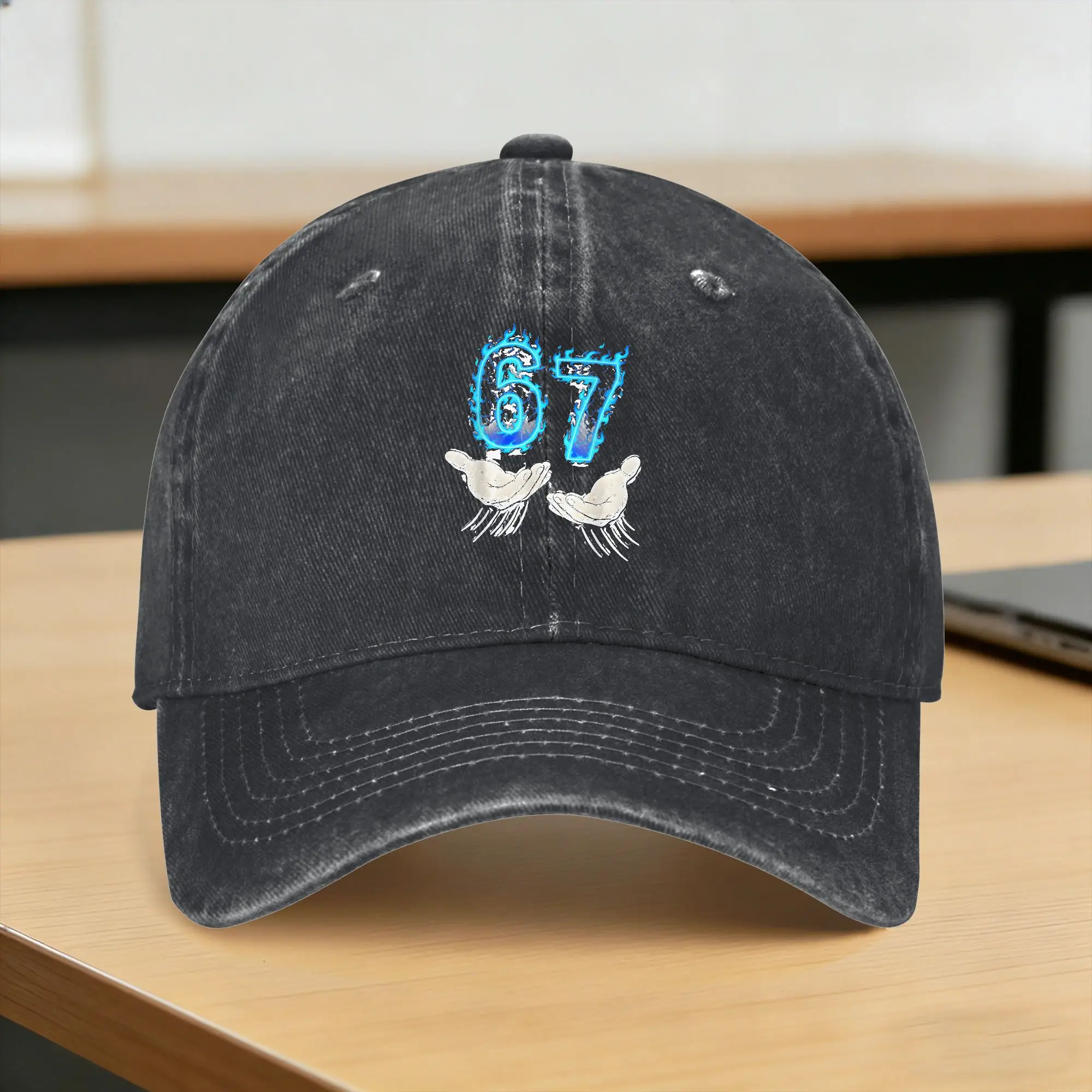 Six Seven 6 7 Meme Hand 67 Casual Baseball Cap  Outdoor Sport Trucker Hat Summer Wholesale Men Women Fashion Baseball Caps