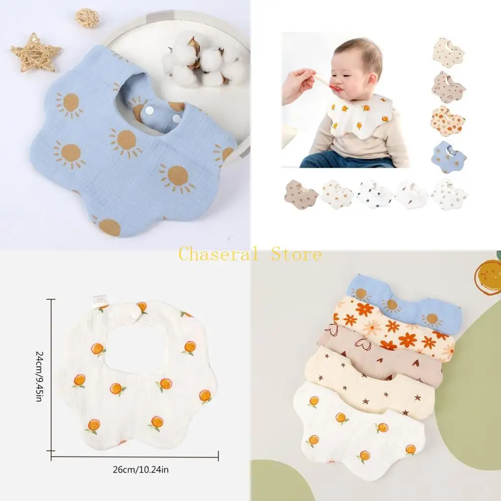 

E7ce 9 Colors Baby Muslin Scarf регулируемый детский нагрудник для мальчиков и девочек многоцелевой шарф нагрудника для зубов и