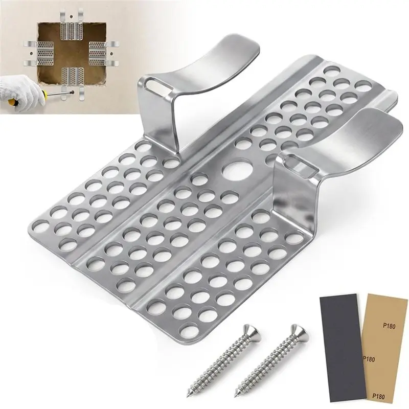 B23B For DIY& Commercial Wall Repair 1/2 Inch Patch Fastener Kit-30 Pack Drywall Repair Clips With Screws Included