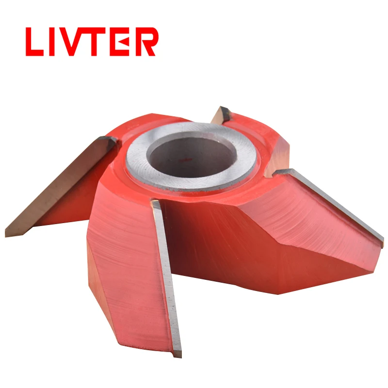 LIVTER Vertical Milling Machine Cutter Head, Shaper Cutter Head for 45-Degree Wood Cutting