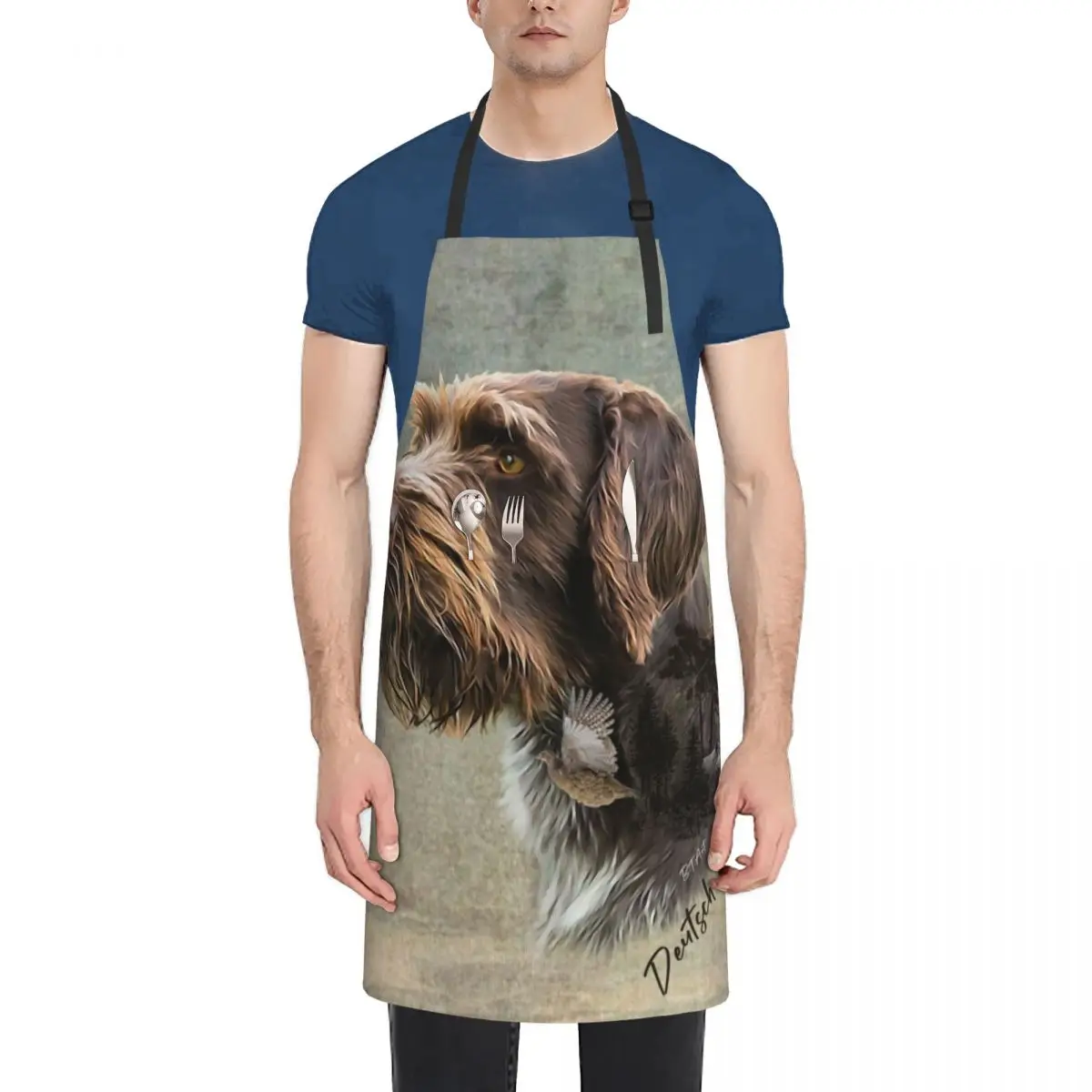 

Wirehaired Pointing Griffon Apron Woman Work Children'S Apron