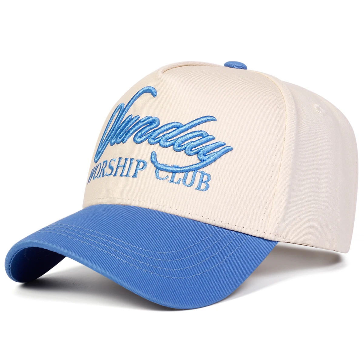 Unisex SUNDAY WORSHIP CLUB Embroidery Baseball Caps Spring Autumn Outdoor Adjustable Casual Hats Sunscreen Hat Sports Cap