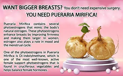 BREAST ENLARGEMENT 100% PURE PUERARIA MIRIFICA CREAM Breast Lifting Firming Improve Breast Sagging Rapid Growth Body care