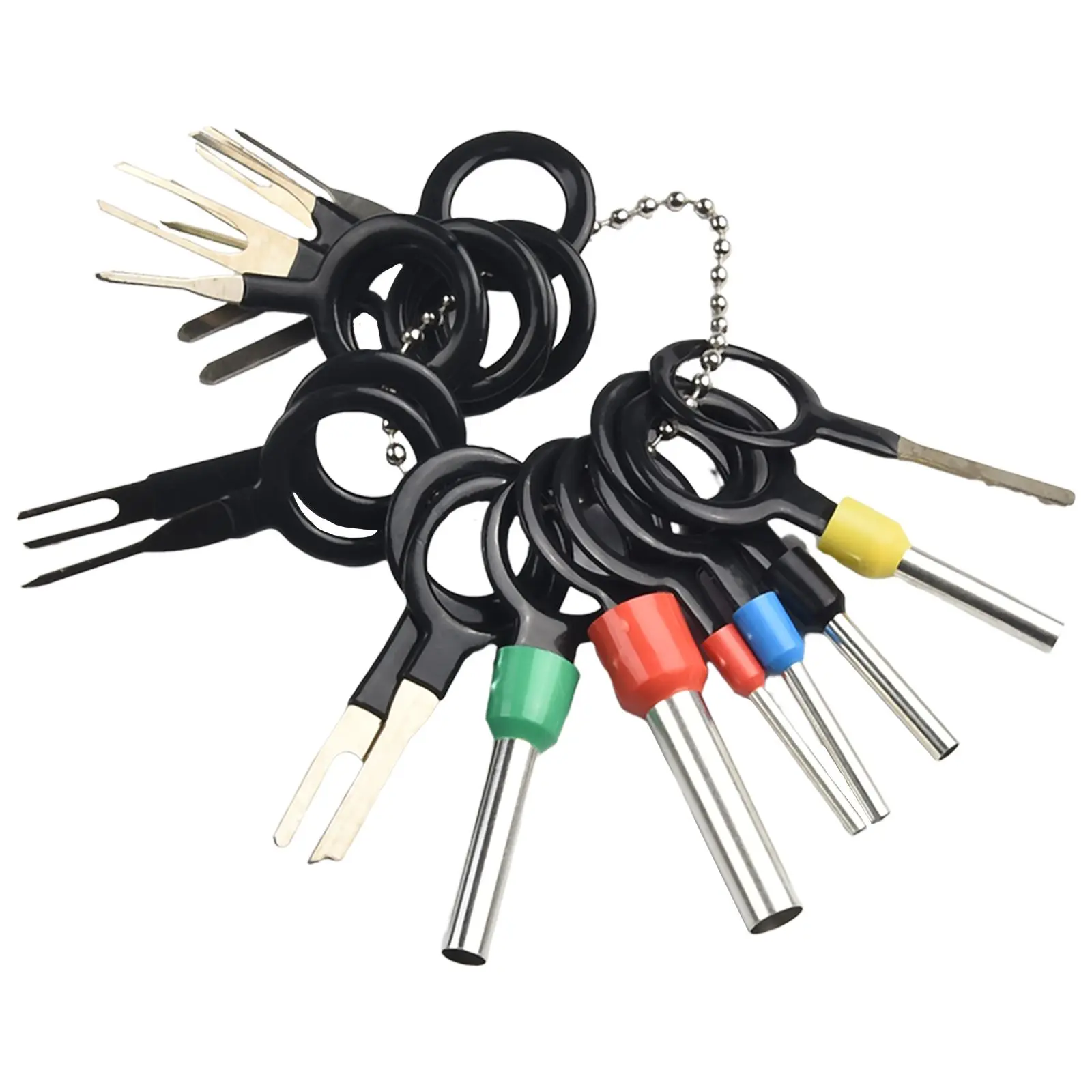 26x Car Wire Terminal Removal Tools Terminal Back Needle Tool Terminal Pick Needle Car Wiring Crimp Connector Pin Kit